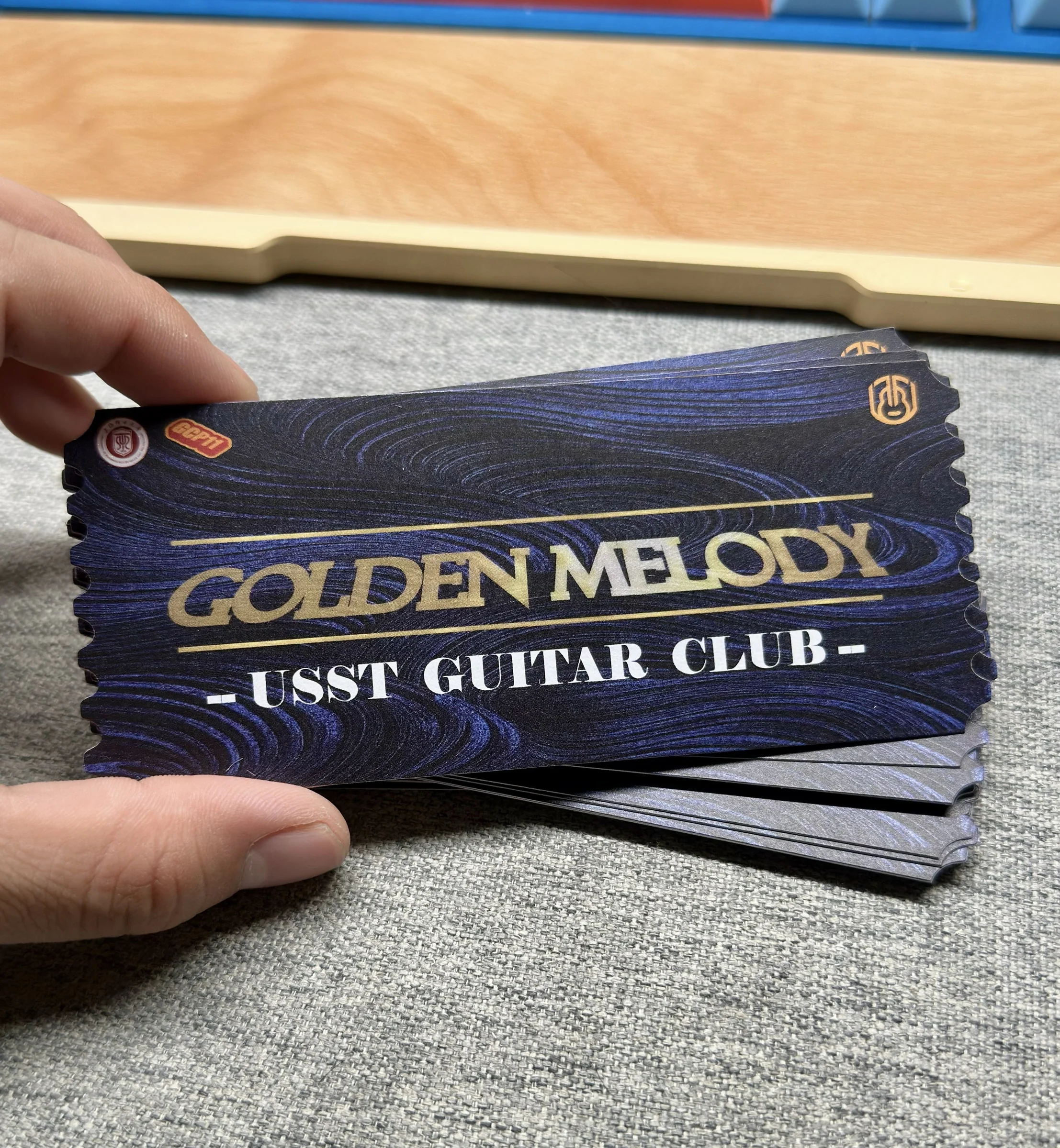 Golden Melody 音乐会门票实物
